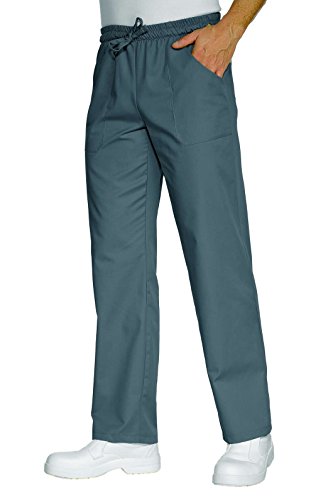 Isacco Pantalone con elastico Grigio, Grigio, XXL, 65% Poliestere 35% Cotone, 195 gr/m²