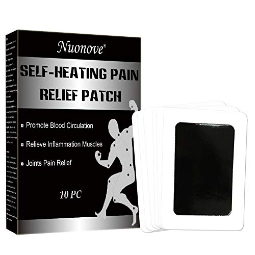 Pain Relief Patch, Patch per Alleviare il Dolore, Toppa di Calore autoadesiva, Patch auto-riscaldante per la schiena, per combattere reumatismi e dolore alle giunture e alla schiena, 10 PZ