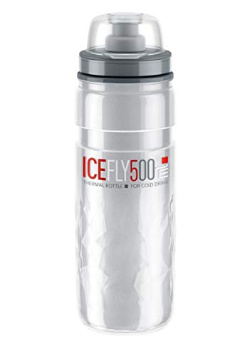 Elite Unisex - Borraccia Icefly per adulti, trasparente, 500 ml