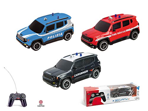 Mondo Motors- Jeep Renegade Security - auto Radiocomandata -3 colori assortiti - Scala 1:24 - 63564