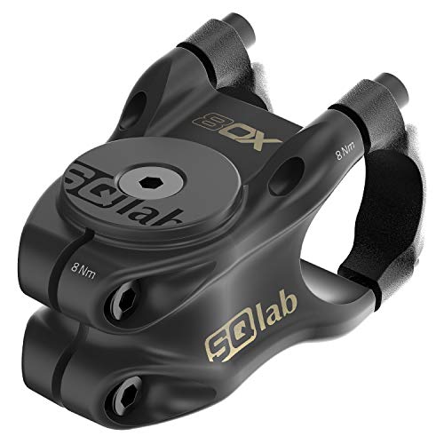 SQlab 8OX Fabio Wibmer, Attacco Manubrio per Mountain Bike. Unisex-Kids, Oro-Nero, 35 mm - 6°