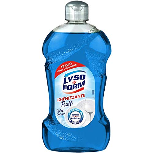 Lysoform Detersivo Igienizzante Piatti a Mano , 500 ml