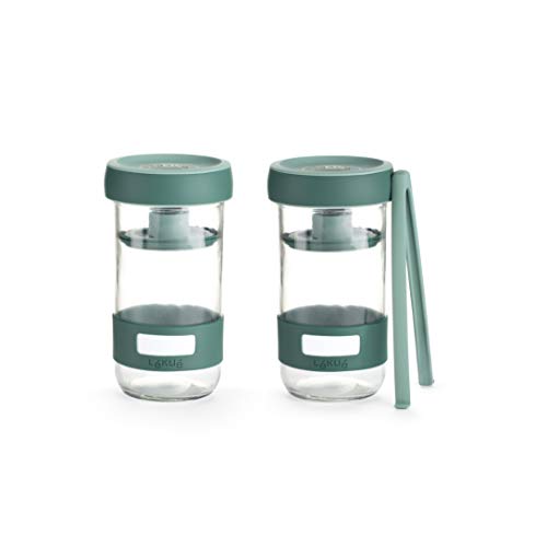 Lékué - Kit di utensili per preparare preparazioni fatte in casa, con contenitore di capacità 700 ml, verde, unico