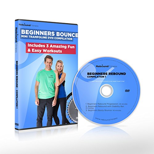 principianti Bounce mini trampolino DVD workout Compilation. Include 3 Amazing, Fun & Easy Rebounding fitness allenamenti per aiutarvi a perdere peso e tonificare Up.