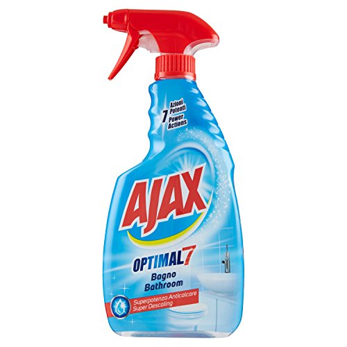 Ajax - Risciacquo Facile, Bagno, Anticalcare & Igienizzante - 5 pezzi da 600 ml [3 l]
