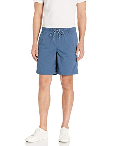 Amazon Essentials Drawstring Walk Short Pantaloncini, Blu (Blue), Large