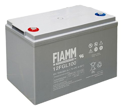 BATTERIA FIAMM 12V 100Ah 12FGL100 VRLA AGM ERMETICA CAMPER