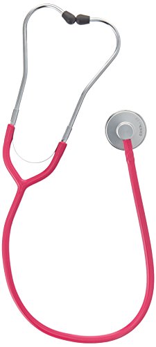 erka Stetoscopio, erkaphon Alu con tubo (diversi colori), rosa, 1