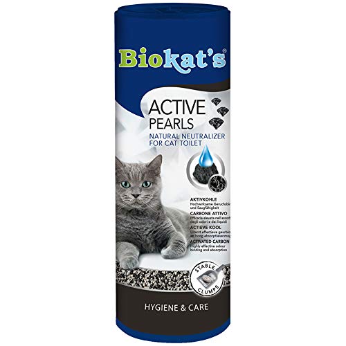 Biokat’s Active Pearls, Perle neutralizzatore degli odori da lettiera, 700 ml