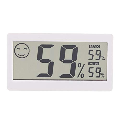 Igrometro Digitale, Termometro Digitale per Interni per Famiglie Igrometro LCD Monitoraggio dell'Umidità della Temperatura Monitor del Tempo Monitor Indicatore 2 in 1