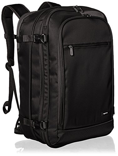 AmazonBasics - Zaino da viaggio/bagaglio a mano, Nero - 50L
