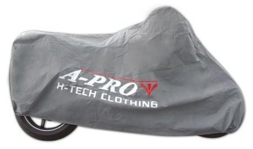 A-Pro Telo Copri Moto Scooter Protezione Anti Polvere Copertura da Interno Grigio XXL