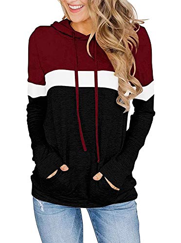 ihot Felpa con Cappuccio Pullover Donna Felpe Casual Maglione Top Hoodie Sweatshirt per Donna