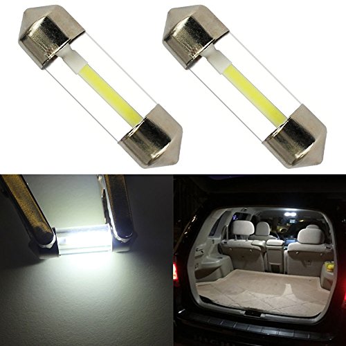 TABEN Lampadina LED Festone 31mm Chipset COB Glass C5W DE3175 DE3021 DE3022 3175 Lampadine per Lettura LED per Baule da Auto a Cupola (Confezione da 2)