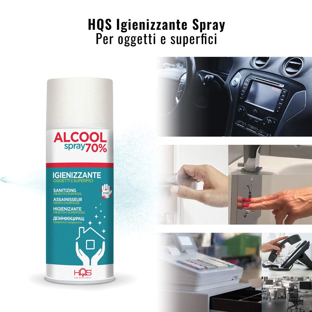 HQS Spray Igienizzante per Superfici Oggetti 400 ml