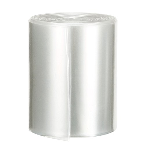 Sourcingmap - Tubi termorestringenti in PVC per pellicola termorestringente AA, 65mmx5m, Trasparente