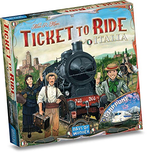 Asmodee - Ticket to Ride: Italia e Giappone, Espansione Gioco da Tavolo, Edizione in Italiano, 8507