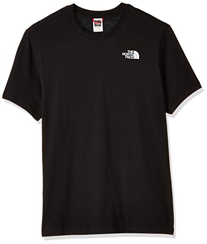 The North Face M S/S Red Box Tee, Maglietta Uomo, Nero (Tnf Black), L