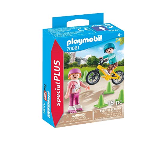 Playmobil Special Plus 70061 - Bambini con Pattini e BMX, dai 4 anni