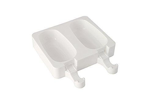 silikomart Set 2 Stampi Easy Cream Classic, Silicone, Bianco, 2 unità