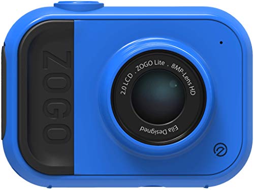 Zogo Fotocamera da 8 MP e videocamera d'azione per Bambini (Blu)