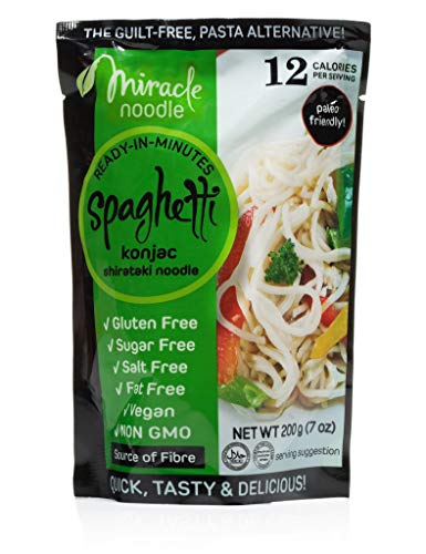 Spaghetti Shirataki di Konjac Miracle Noodle Confezione da 10 pacchetti