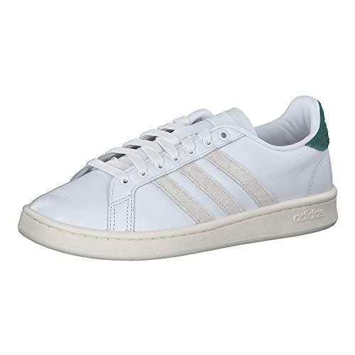 adidas Grand Court, Scarpe da Tennis Unisex-Bambini, Ftwr Bianco/Grigio Orbit/Grigio Collegiato, 36 EU