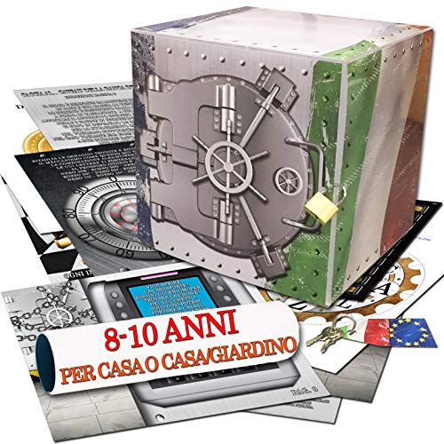 Caccia al tesoro in scatola - il Caveau della banca - 8-10 anni - per feste di compleanno - giochi per bambini