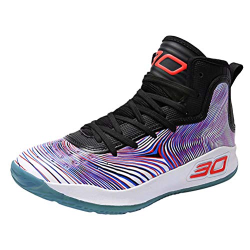 Scarpe da Basket Uomo Donna Anti Scivolo Outdoor Traspirante Sneakers Casual Scarpe da Ginnastica Multicolore 42