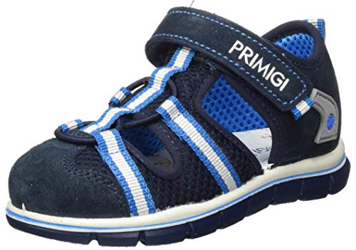 PRIMIGI Sandalo Primi Passi Bambino, Blu Navy Blu Scuro 5367300, 24 EU