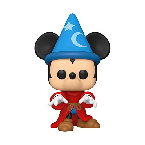 Funko- Pop Disney: Fantasia 80th-Sorcerer Mickey Figura da Collezione, Multicolore, 51938