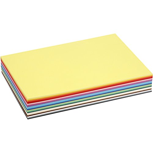 Colortime, Risma di fogli colorati, A4 21 x 30 cm, 30 pz, colori assortiti