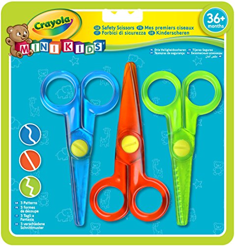 CRAYOLA- Mini Kids 3 Forbici di Sicurezza 81-8119