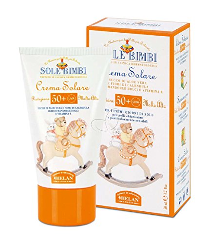 Helan Sole Bimbi Crema Solare Spf50+ - 50 ml, Bianco