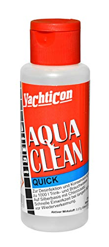 Yachticon Aqua Clean Quick 300/962 - Prodotto per la Pulizia dell’Acqua, con Cloro, per 1.000 l, Confezione da 100 Ml