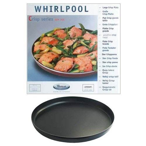 WHIRLPOOL - PIATTO CRISP GRANDE - DIAMETRO 30,5 CM - UNIVERSALE PER MICROONDE