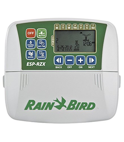 Rain Bird 890372 ESP-RZX Indoor a 8 stazioni, Grigio, 26.50x7.50x16.50 cm