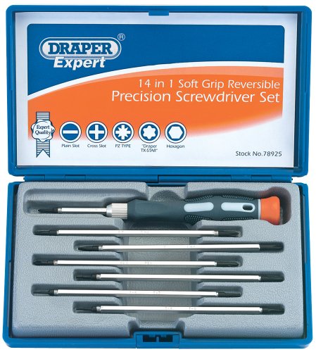 Draper Expert 78925 - Set cacciaviti di precisione 8 pezzi