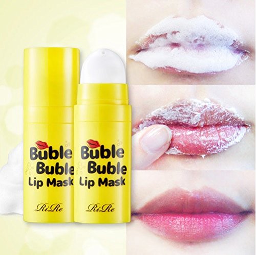 Rire Buble Buble - Maschera per labbra, rimuove la pelle morta, scrub schiumoso (senza microsfere)