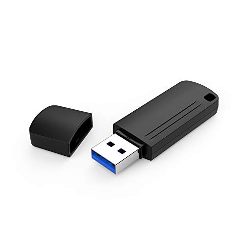 Chiavetta USB 3.0 32 GB, Vansuny Pendrive USB 32GB 3.0 ad Alta Velocità, Chiavette USB 3.0 Memoria Esterno Penne USB Flash Drive con Cappuccio Portatile per Laptop PC TV Auto per Lavoro Scuola (Nero)