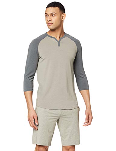Under Armour Recovery Sleepwear Henley Undershirt, Uomo, Verde, XL