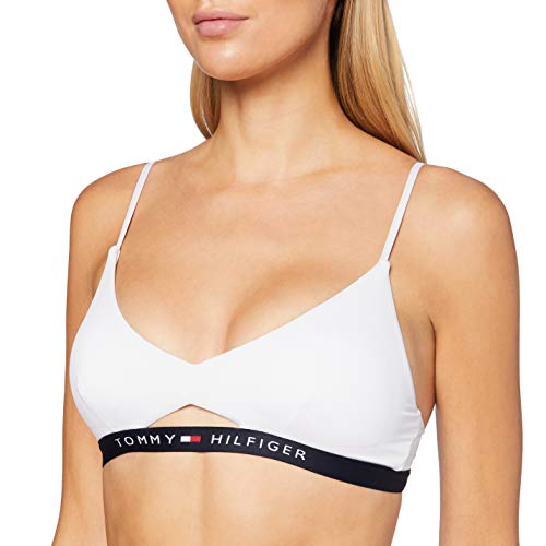 Tommy Hilfiger Bralette RP Reggiseno Bikini, Blu (White 658-170), XL Donna