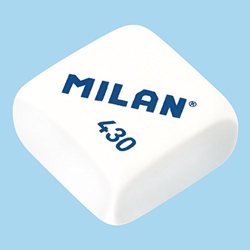 Scatola 30 x Gomma per cancellare Milan modello 430 colori assortiti 095452 AV