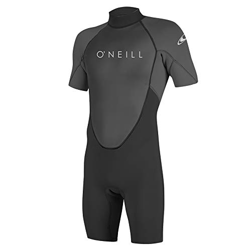 O'Neill Wetsuits Reactor-2 2mm Back Zip Spring, Muta Subacquea Uomo, Nero/Grafite, M