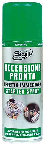 Sigill 04000 Spray per Favorire l'Accensione di Motori a Benzina e Diesel, 200 ml