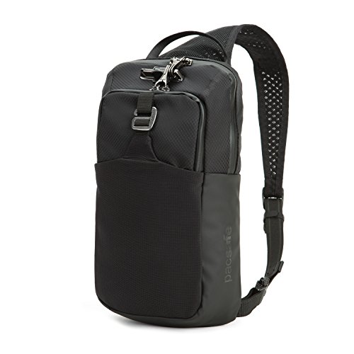 PacSafe Venturesafe X anti-theft sling pack Zaino Casual, 37 cm, 6 liters, Nero (Black 100)