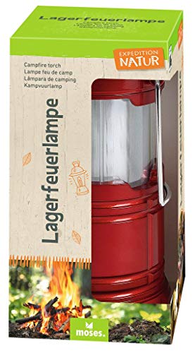 Moses Expedition Natur Lagerfeuerlampe, Lampada Unisex-Kids, Colore: Rosso, Piccolo