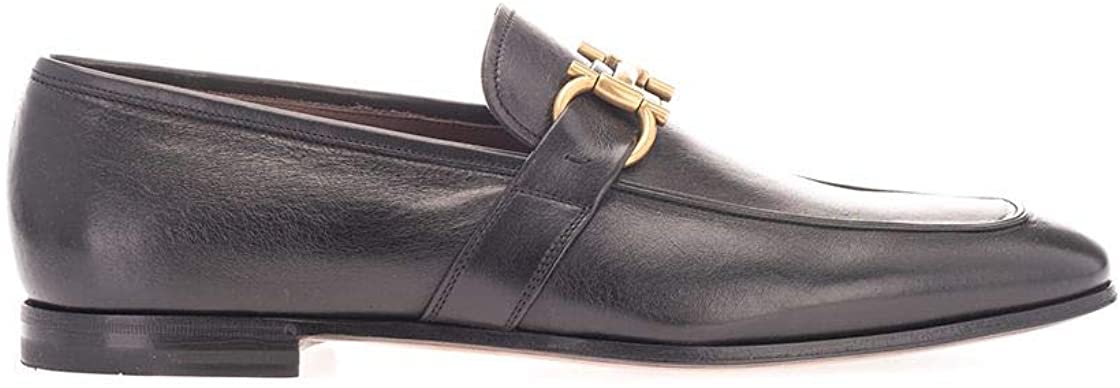 SALVATORE FERRAGAMO Luxury Fashion Uomo 02C052 Nero Pelle Mocassini | Primavera-Estate 20