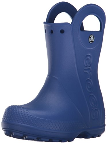 Crocs Handle It Rain Boot K, Stivali di Gomma Unisex – Bambini, Blu (Cerulean Blue), 25/26 EU