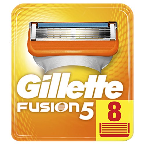 Gillette Fusion Ricarica di Lame per Rasoio , 8 Testine
